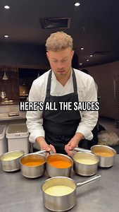 🧈 Our favourite Fallow sauces from 1 base: The Butter Emulsion Butter Emulsion 4000 g Unsalted Butter, Diced 1600 g Water 1. Place the water and 3/4 of the butter into a saucepan and heat until the butter is melted and starting to simmer 2. Add the remaining butter, whisking to emulsify 3. Blitz to fully incorporate Sriracha Butter 15 g Confit Garlic 20-40 g Sriracha Lemon Juice & Pickled Lemon Juice Salt 1. Whisk in confit garlic, sriracha, lemon juice, pickled lemon juice and salt 2. Whisk or