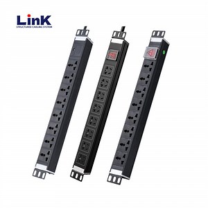 [Hot Item] Germany Type 8 Way Rack Mount Switch Power Distribution PDU with 2 Pole Switch