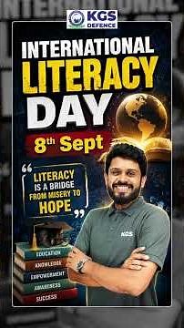 🌍 International Literacy Day 2026 | 8 September | Theme, History & Importance | #literacyday #kgs