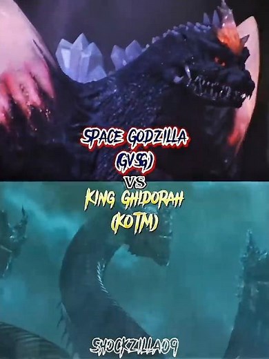 King Ghidorah (KOTM) vs Space Godzilla (GVSG) |#godzillakingofthemonsters #spacegodzilla