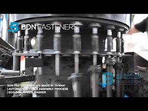 Automatic EPDM Washer Assembly for Monsoon-Proof Roofing Screws｜BDN FASTENERS