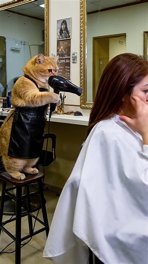 The Struggles of a Working Cat in Everyday Life