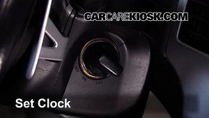 How to Set the Clock / Change Time on a 2009 Mitsubishi Outlander XLS 3.0L V6