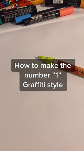 How to Draw Graffiti Style Number 1: Tutorial