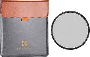 K&F CONCEPT X PRO 95mm Black Diffusion 1/4 & CPL 2-in-1 Filter 36 Multi-Coatings Black Diffusion Mist 1/4 & Polarizing Filter Effect for Camera Lens