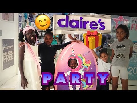Birthday Party At Claire's Accessories