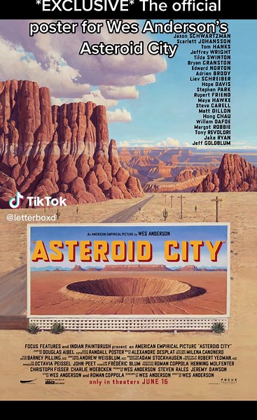 Exclusive Poster Reveal for Wes Anderson's Asteroid City