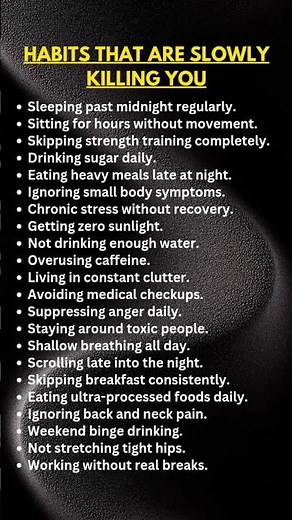 22 Everyday Habits That May Negatively Affect Your Health