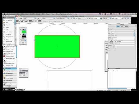 Vectorworks Spotlight 003 - Drawing Shapes