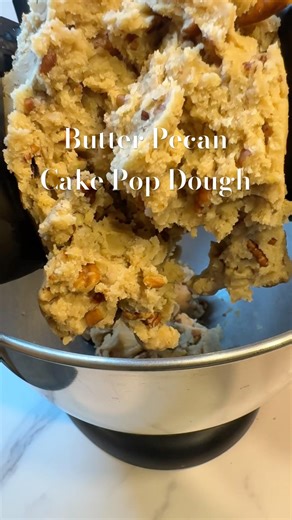 Butter Pecan Cake Pop Dough Recipe 🤎 ✨| Step-by-Step Tutorial