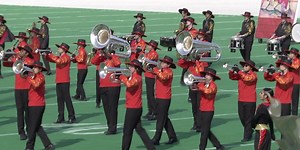 Florida High School marching bands compete for a state championship in Ocala