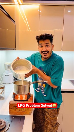 LPG Problem Solved ✅😂 #shorts #comedy #manishsaini