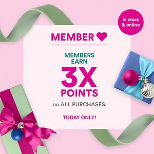 Good things come in threes. Today only, Ultamate Rewards Members get 3X points on ALL purchases! | Ulta Beauty