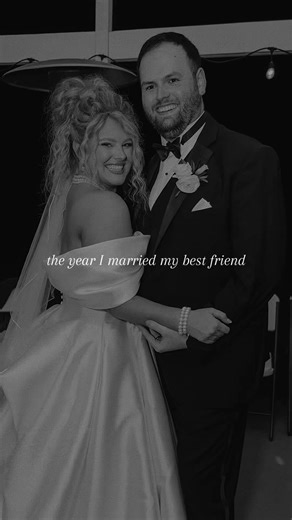 #CapCut the year I married my best friend. 🤍 #2025bride #justmarried #weddingtok #bride