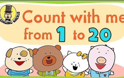 Number song 1-20 for children Counting numbers