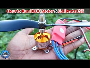 How to calibrate ESC || & || How to run a BLDC motor || Servo tester से ESC calibrate करें