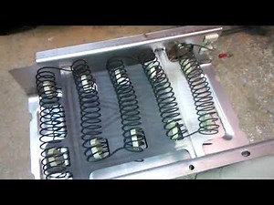 Amana drier heating element removal