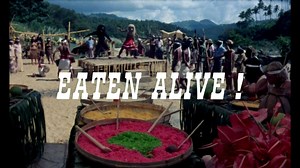 Severin Films/Intervision on Instagram: "***SEVERIN BLACK FRIDAY TITLE REVEAL #2*** EATEN ALIVE THE WORLDWIDE UHD PREMIERE After launching the genre with MAN FROM DEEP RIVER, writer/director Umberto Lenzi “ups the ante and then some” (Dread Central) with “the most entertaining cannibal adventure of them all” (Daily Dead), now in UHD for the first time ever: A desperate rescue expedition to the jungles of New Guinea will unleash bizarre primitive rituals, over-the-top violence, gratuitous nudity,