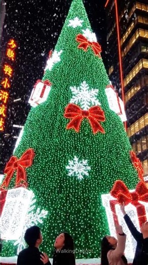 Snowing in Taipei?! 🤯 Taiwan’s Giant Xmas Tree