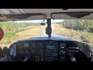 VFR Descent Directly into Landing Approach - 8 minutes from 4000' to Rollout - Piper Comanche - 82J