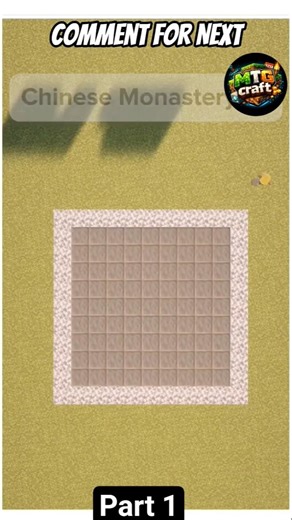 This Minecraft Chinese Monestry😳 | #Shorts