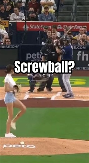 The #1 Nasty Screwball! 🌪️⚾️ #shorts