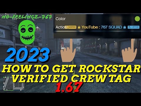 GTA5|ONLINE| HOW TO GET THE "ROCKSTAR VERIFIED" TAG IN YOUR CREW TAG EASY GUIDE!