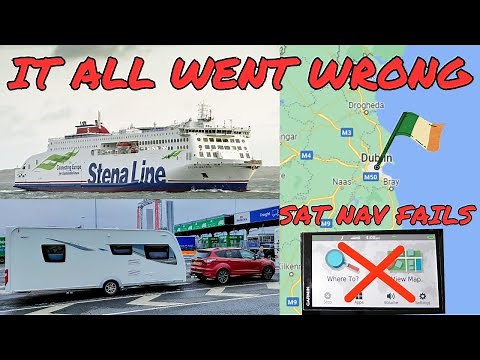 IT ALL WENT WRONG TOWING a CARAVAN in IRELAND - EPIC Sat Nav Fail