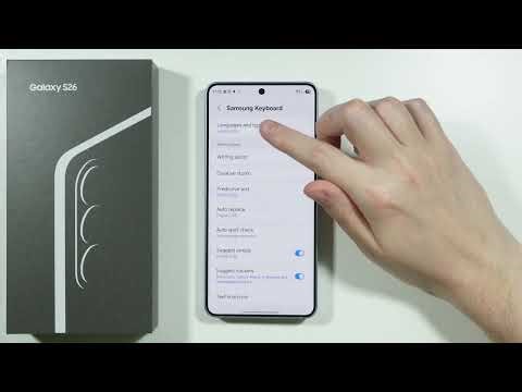 Samsung Galaxy S26: How to Change Keyboard Layout