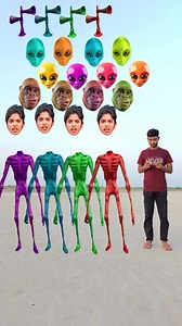 912 reactions · 3 comments | Purple, blue, green & red dancing siren correct head matching mobile game  with song | Vfx Short | Facebook