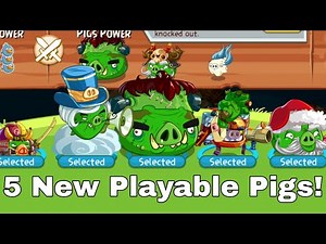 5 New Playable Pigs In One! Angry Birds Epic GG Script! (+Link)