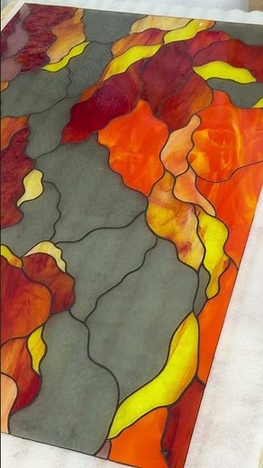 Window Sunset Stained Glass Panels Project | Part 2 #stainedglass #glassart