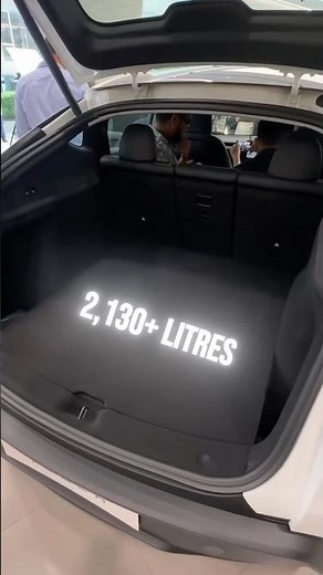 TESLA MODEL Y has over 2,000 litres of BOOT SPACE!