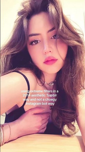 Using extreme filters in a 2014 aesthetic Tumblr way and not a cheugy Instagram bot way..