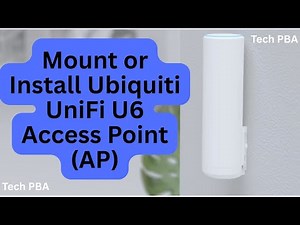 How to Mount or Install Ubiquiti UniFi U6 Mesh Access Point (AP)