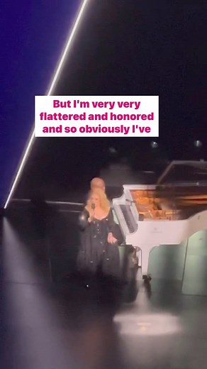 #Adele at her recent Vegas residency performance, shares her appreciation for being honored with THR’s Sherry Lansing Leadership Award at this year’s Women in Entertainment gala | The Hollywood Reporter