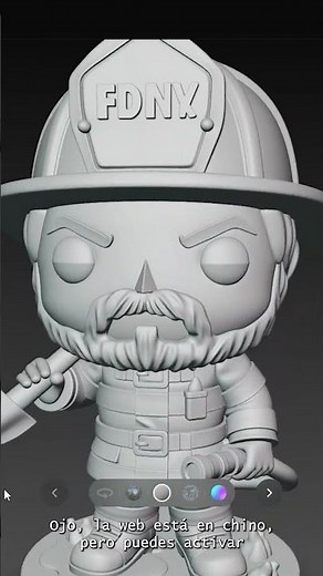 La IA creó mi propio FUNKO 😱 | Hunyuan + Blender 3D Tutorial #tutorial #blender #funko #3dprinting