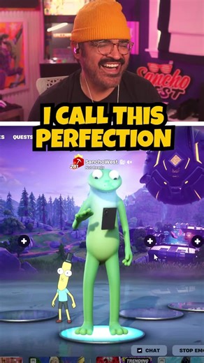 This is the best use and combo for thr Lizard! Meme Emote in Fortnite #lizard #fortnite #fortniteskins #fortniteitemshop #godzilla