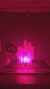 Crystal Lamp - RGB LED Light, Batteries & Remote Included! (3D Printed) - Etsy