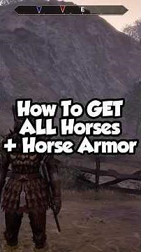 How To Get ALL Horses + Horse Armor In Oblivion Remastered!