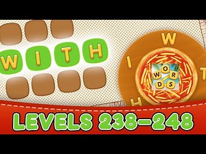 Word Pizza Levels 238 - 248 Answers