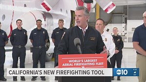 Gavin Newsom announces new California firefighting tool