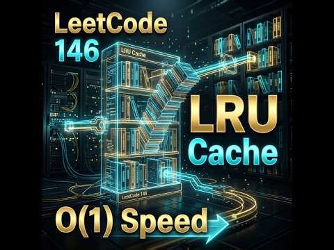 LeetCode 146: LRU Cache in less than 5 minutes | Hash Map & Doubly Linked List