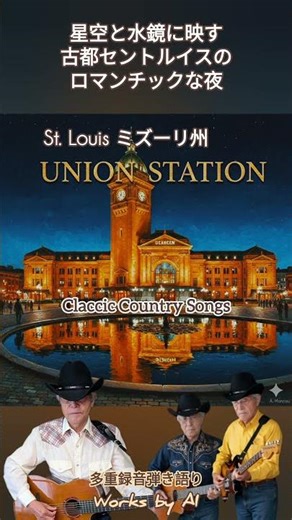 セントルイスでハンクウィリアムスを歌う #country #countryandwestern #多重録音弾き語り#クラッシックカントリーソング#アメリカ旅行