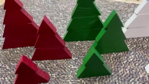 Rustic Wooden Christmas Tree Set: Farmhouse Mantel Decor - Etsy