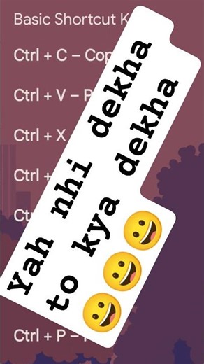 Computer Shortcut Keys 🔑 | Save, Print, Copy, Paste | Computer Basics#shorts #viral #facts