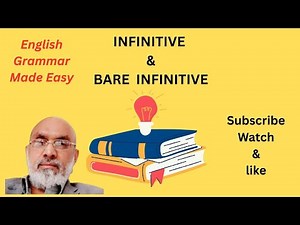 Infinitive verb and Bare infinitive verb