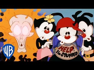 Animaniacs | The Warners Annoy Mr. Death | Classic Cartoon | WB Kids