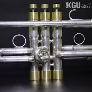Trumpet Trim Kit for all Jupiter for improving the sound Custom made KGUBrass Trumpet caps (HEAVY, Raw Brass)