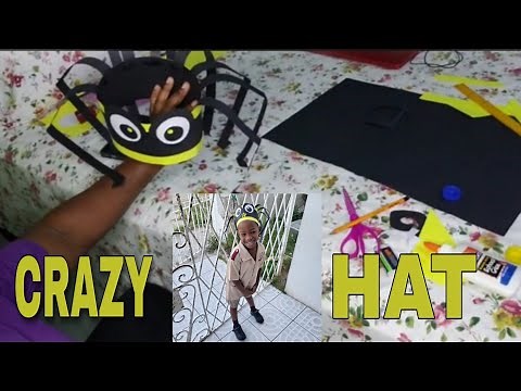 Easy DIY Spider Cap for Moms: Crazy Hat Day Fun